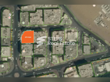 Lands For Sale in Doha - Fereej Bin Dirham -Area Size 879 Square Meter