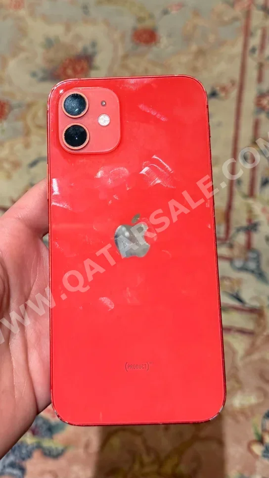هواتف نقالة ابل  - ايفون 12  - ميني  - أحمر  - 128 جيجابايت