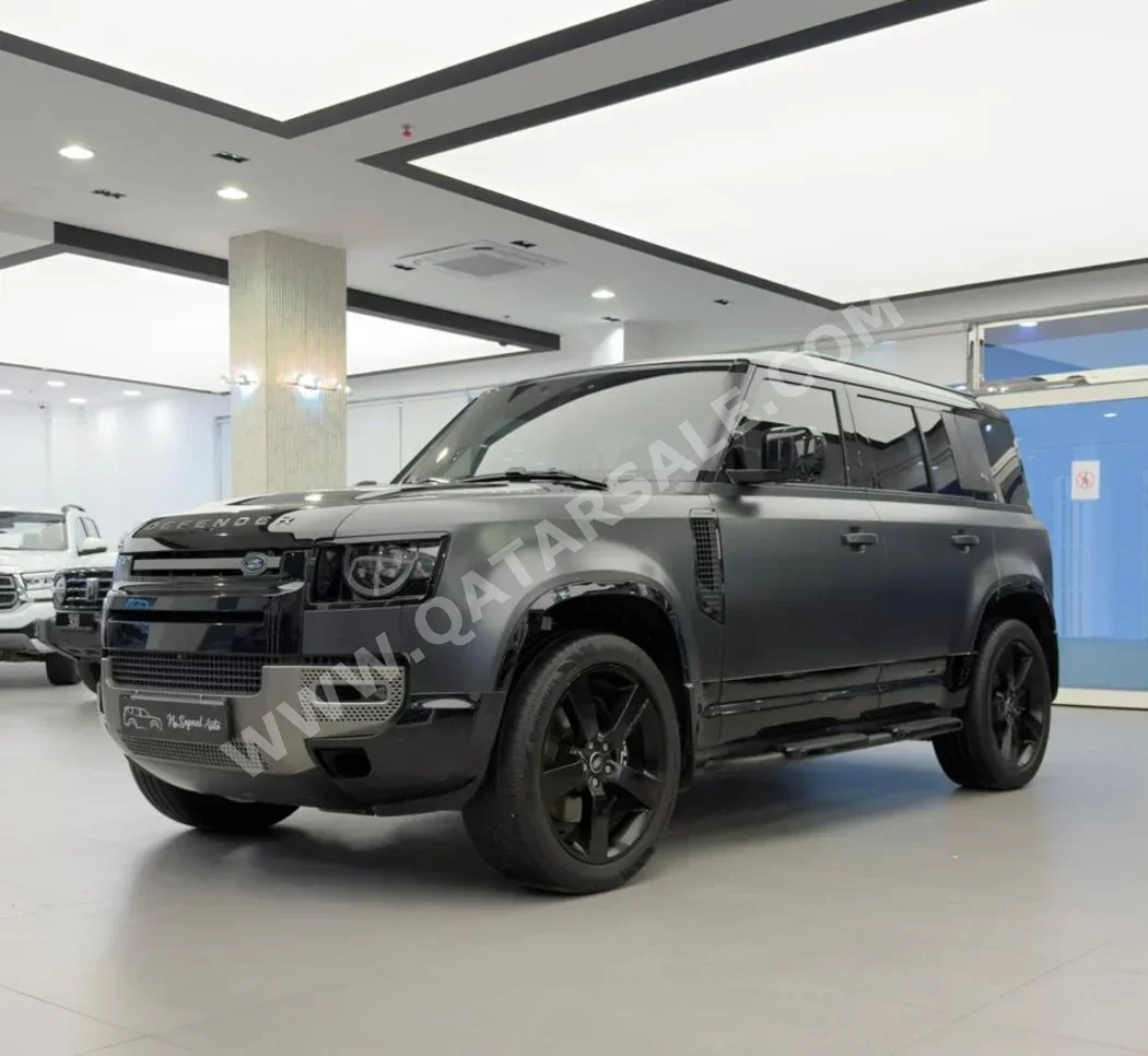 لاند روفر ديفيندر 110 اتش اس اي 2024 اوتوماتيك 26,000 كم 6 سلندر دفع رباعي اس يو في أسود تحت الضمان