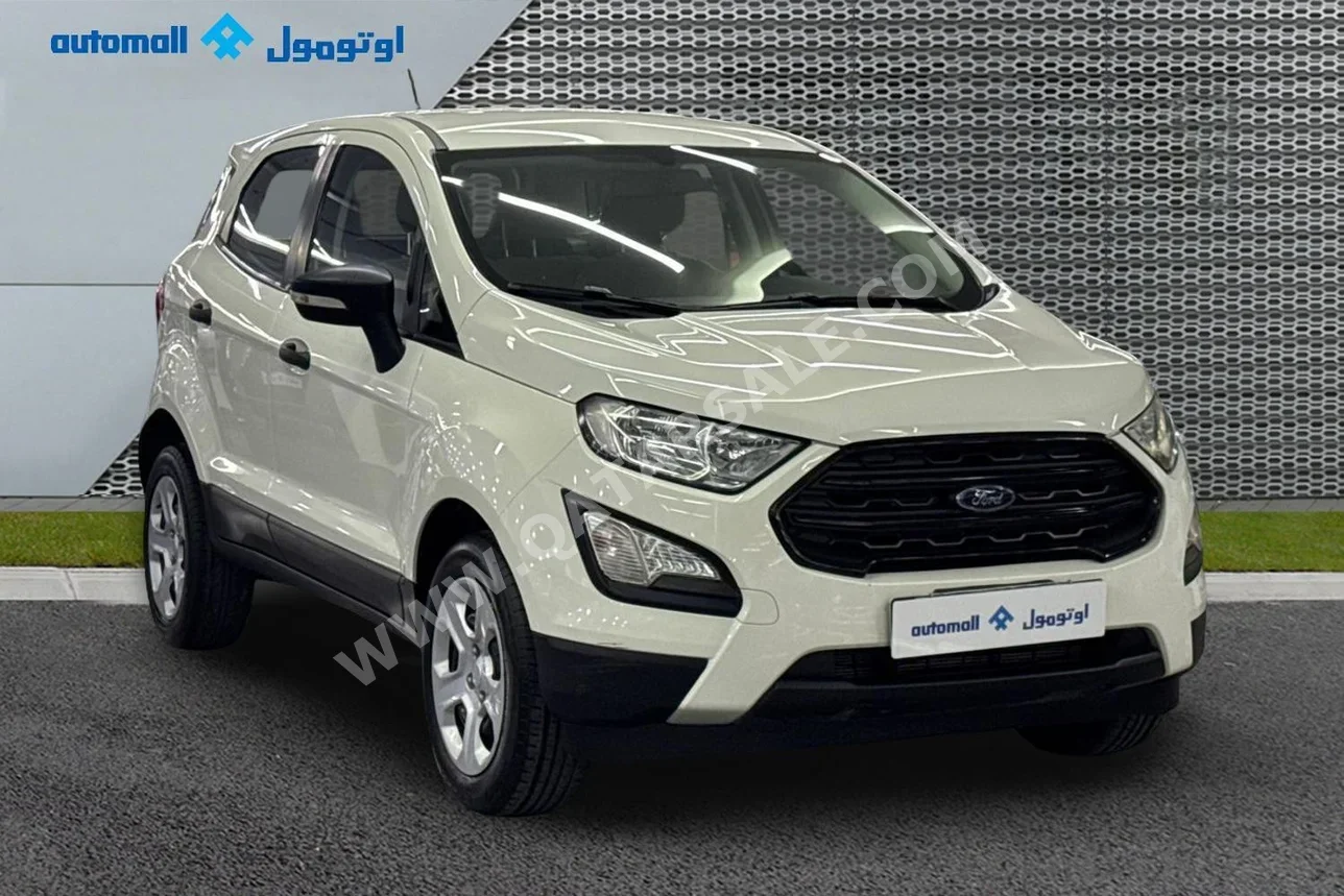 فورد ايكو سبورت 2020 اوتوماتيك 74,096 كم 4 سلندر سحب امامي اس يو في أبيض