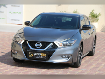 Nissan  Maxima  S  2018  Automatic  64,500 Km  6 Cylinder  Rear Wheel Drive (RWD)  Sedan  Gray