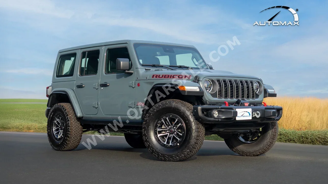 Jeep Wrangler Rubicon 2025 Automatic 0 Km 4 Cylinder Four Wheel Drive (4WD) SUV Gray With Warranty