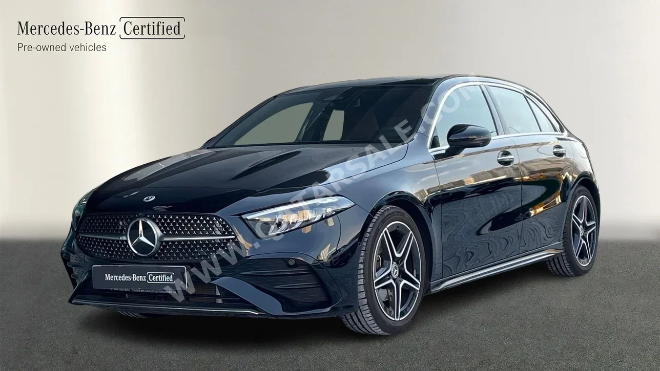 Mercedes-Benz A-Class 200 2025 Automatic 13,000 Km 4 Cylinder Front Wheel Drive (FWD) Hatchback Black With Warranty