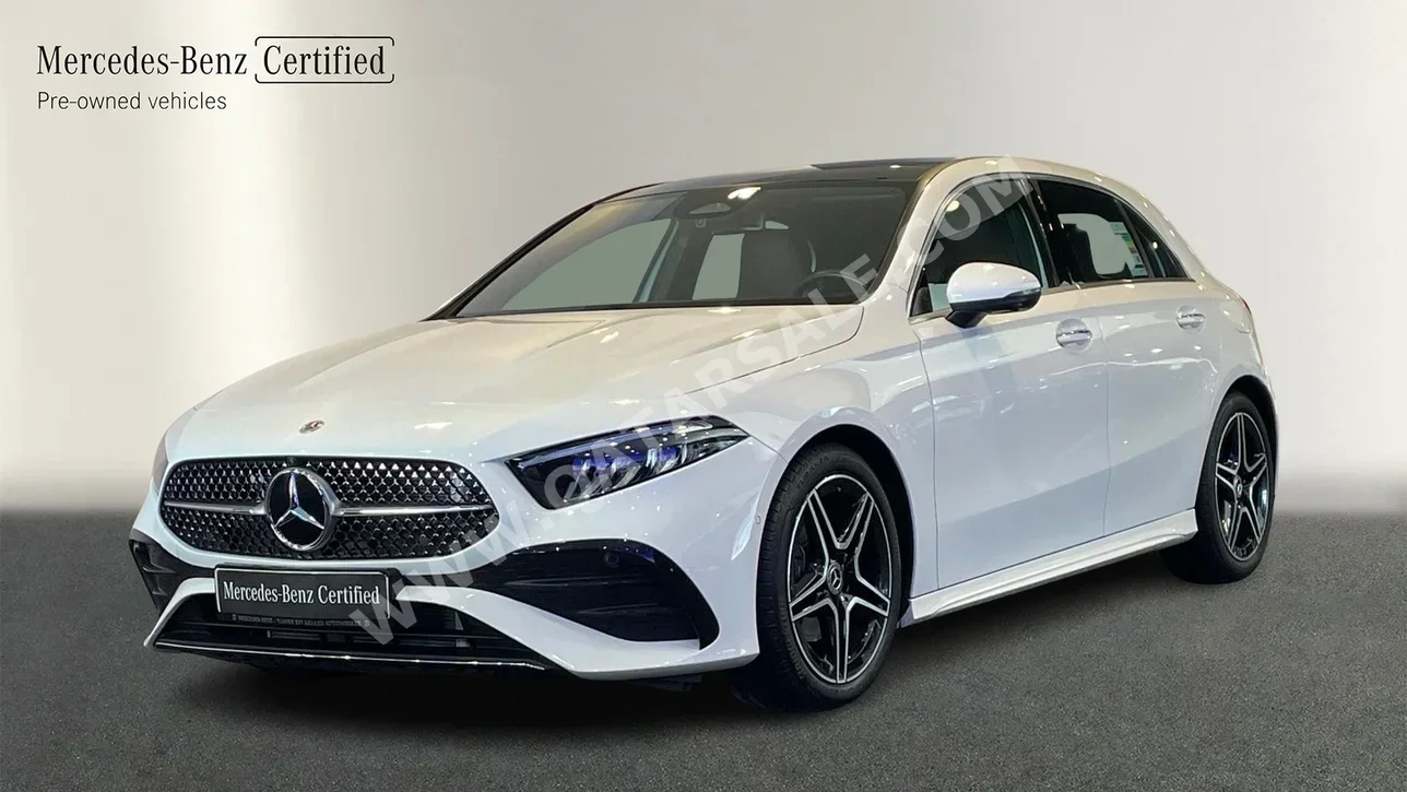 Mercedes-Benz A-Class 200 2025 Automatic 6,200 Km 4 Cylinder Front Wheel Drive (FWD) Hatchback White With Warranty