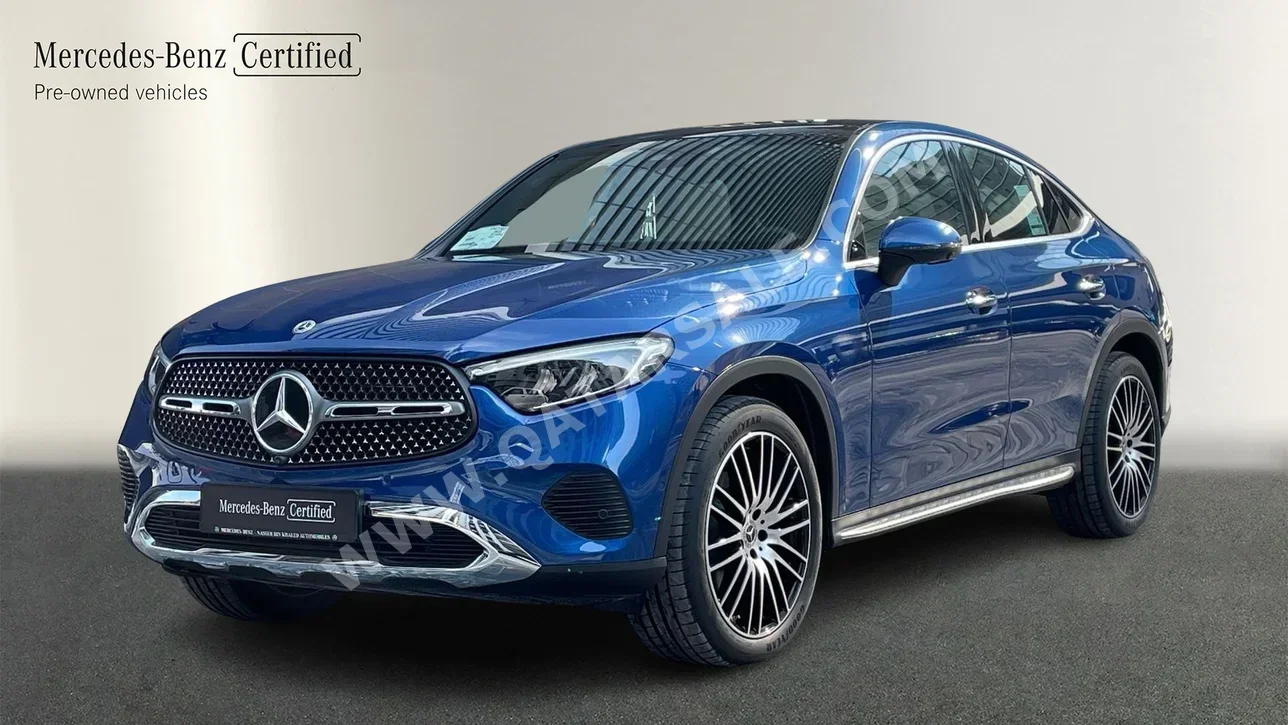 مرسيدس - بنز  جي ال سي  200  2025  اوتوماتيك  2,000 كم  4 سلندر  دفع رباعي  كوبيه \ سبورت  ازرق  تحت الضمان