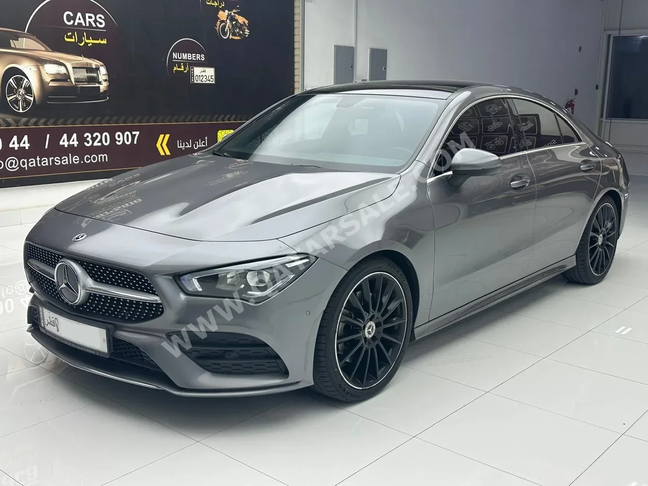مرسيدس - بنز سي ال ايه 250 2023 اوتوماتيك 50,000 كم 4 سلندر دفع خلفي سيدان رمادي