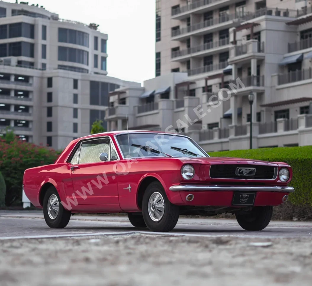 فورد  موستانغ  جي تي  1966  اوتوماتيك  98,000 كم  8 سلندر  دفع خلفي  كوبيه \ سبورت  أحمر  تحت الضمان