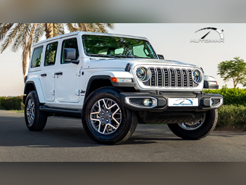 جييب  رانجلار  صحارى  2025  اوتوماتيك  0 كم  4 سلندر  دفع رباعي  اس يو في  أبيض  تحت الضمان