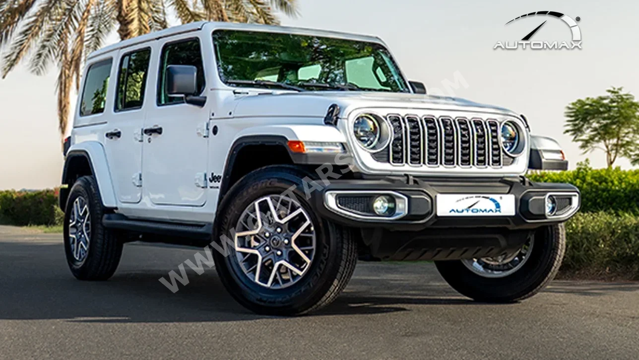 جييب  رانجلار  صحارى  2025  اوتوماتيك  0 كم  4 سلندر  دفع رباعي  اس يو في  أبيض  تحت الضمان