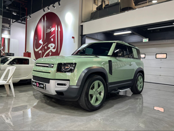 Land Rover  Defender  90  2023  Automatic  21,000 Km  6 Cylinder  Four Wheel Drive (4WD)  SUV  Green  With Warranty