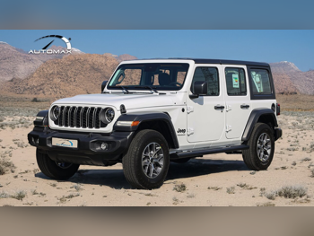 Jeep  Wrangler  Sport Plus  2025  Automatic  0 Km  4 Cylinder  Four Wheel Drive (4WD)  SUV  White  With Warranty