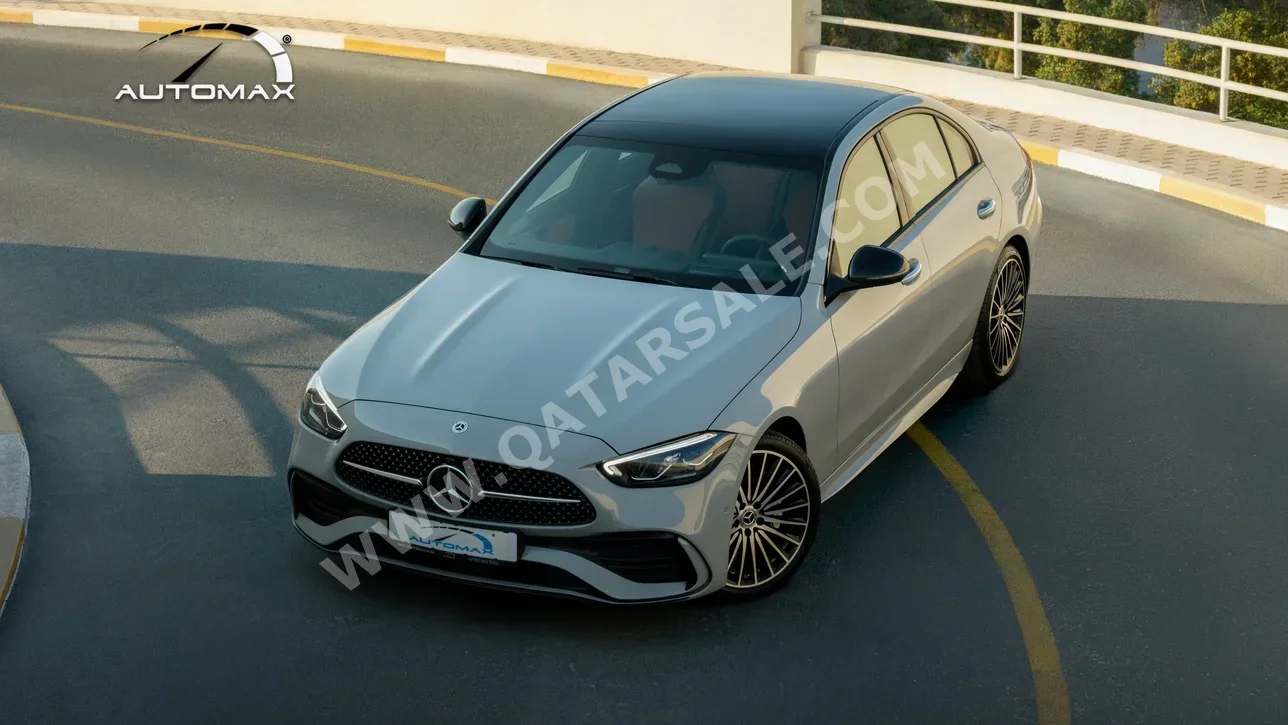 مرسيدس - بنز  سي - كلاس  200 اي ام جي  2026  اوتوماتيك  0 كم  4 سلندر  دفع خلفي  سيدان  رمادي  تحت الضمان
