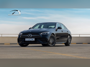 مرسيدس - بنز  سي - كلاس  200 اي ام جي  2026  اوتوماتيك  0 كم  4 سلندر  دفع خلفي  سيدان  أسود  تحت الضمان