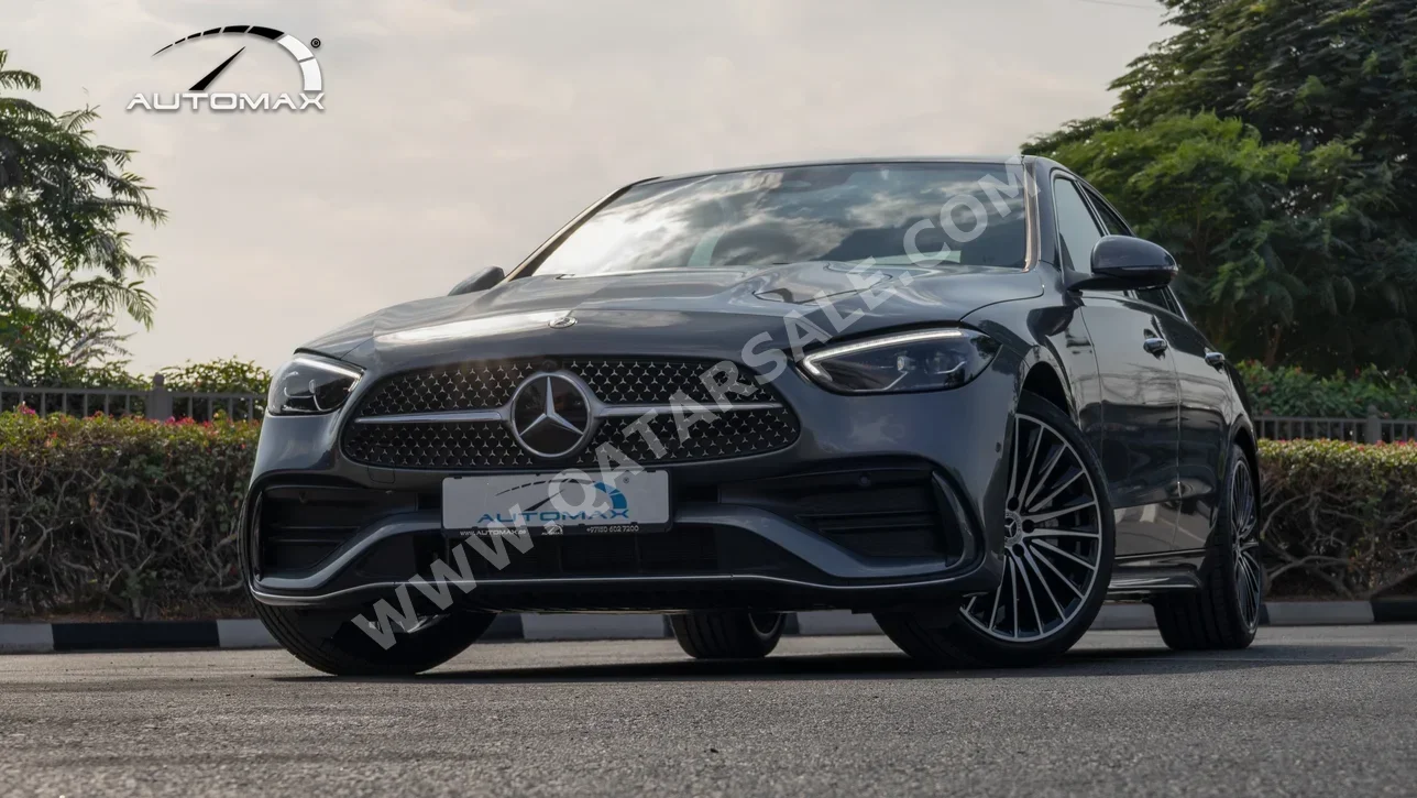 مرسيدس - بنز  سي - كلاس  200 اي ام جي  2026  اوتوماتيك  0 كم  4 سلندر  دفع خلفي  سيدان  رمادي  تحت الضمان