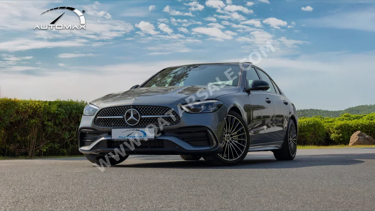 مرسيدس - بنز  سي - كلاس  200 اي ام جي  2026  اوتوماتيك  0 كم  4 سلندر  دفع خلفي  سيدان  رمادي  تحت الضمان