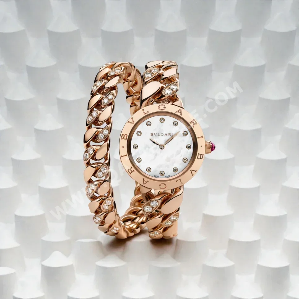Watches - Bulgari  - Quartz Watch  - Gold  - Women Watches
