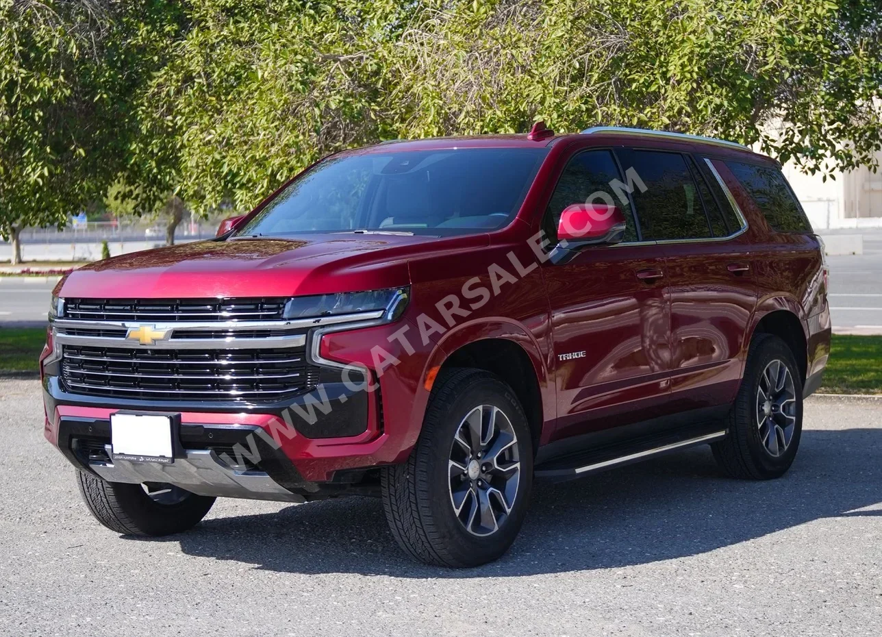 شفروليه  تاهو  ال تي  2024  اوتوماتيك  13,500 كم  8 سلندر  دفع رباعي  اس يو في  أحمر  تحت الضمان