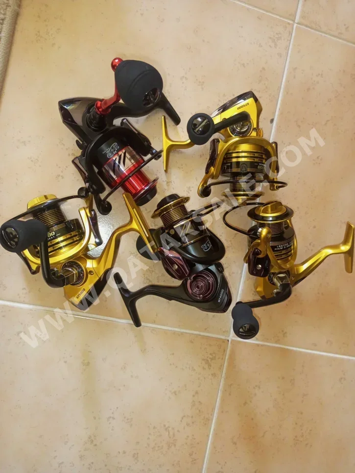 معدات الصيد - أصفر قياس 5000 - بَكَرة صيد