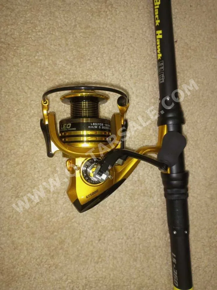 معدات الصيد - أصفر قياس 5000 - بَكَرة صيد