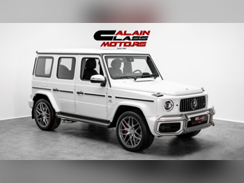 Mercedes-Benz  G-Class  63 AMG  2024  Automatic  8,664 Km  8 Cylinder  Four Wheel Drive (4WD)  SUV  White