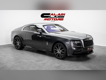 Rolls-Royce  Wraith  Ares Edition  2016  Automatic  25,640 Km  12 Cylinder  Rear Wheel Drive (RWD)  Coupe / Sport  Gray and Silver