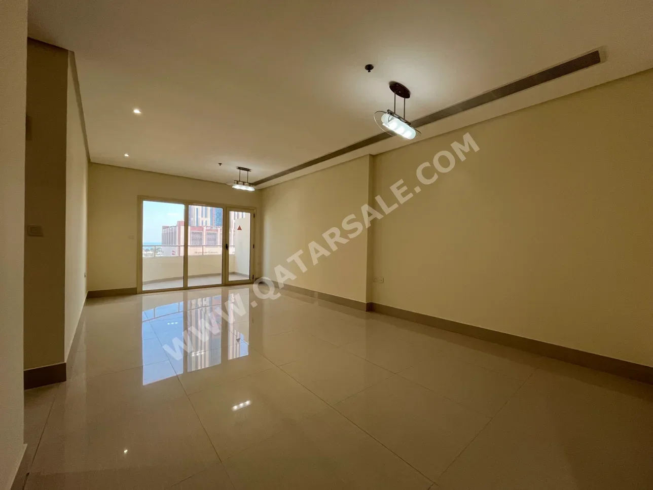 2 Bedrooms  Apartment  For Rent  in Lusail -  Marina District  Semi Furnished