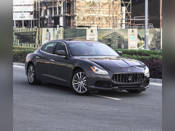Maserati  Quattroporte  S  2017  Automatic  85,000 Km  6 Cylinder  Rear Wheel Drive (RWD)  Sedan  Gray  With Warranty