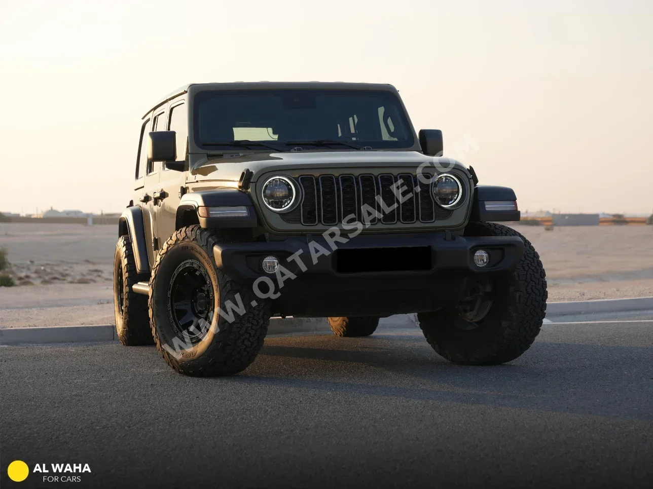 Jeep Wrangler Sport 2025 Automatic 28,000 Km 6 Cylinder Four Wheel Drive (4WD) SUV Green With Warranty