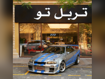 نيسان  سكايلاين  ار 34 جي تي- ار  2001  عادي  165,100 كم  6 سلندر  دفع خلفي  سيدان  رمادي