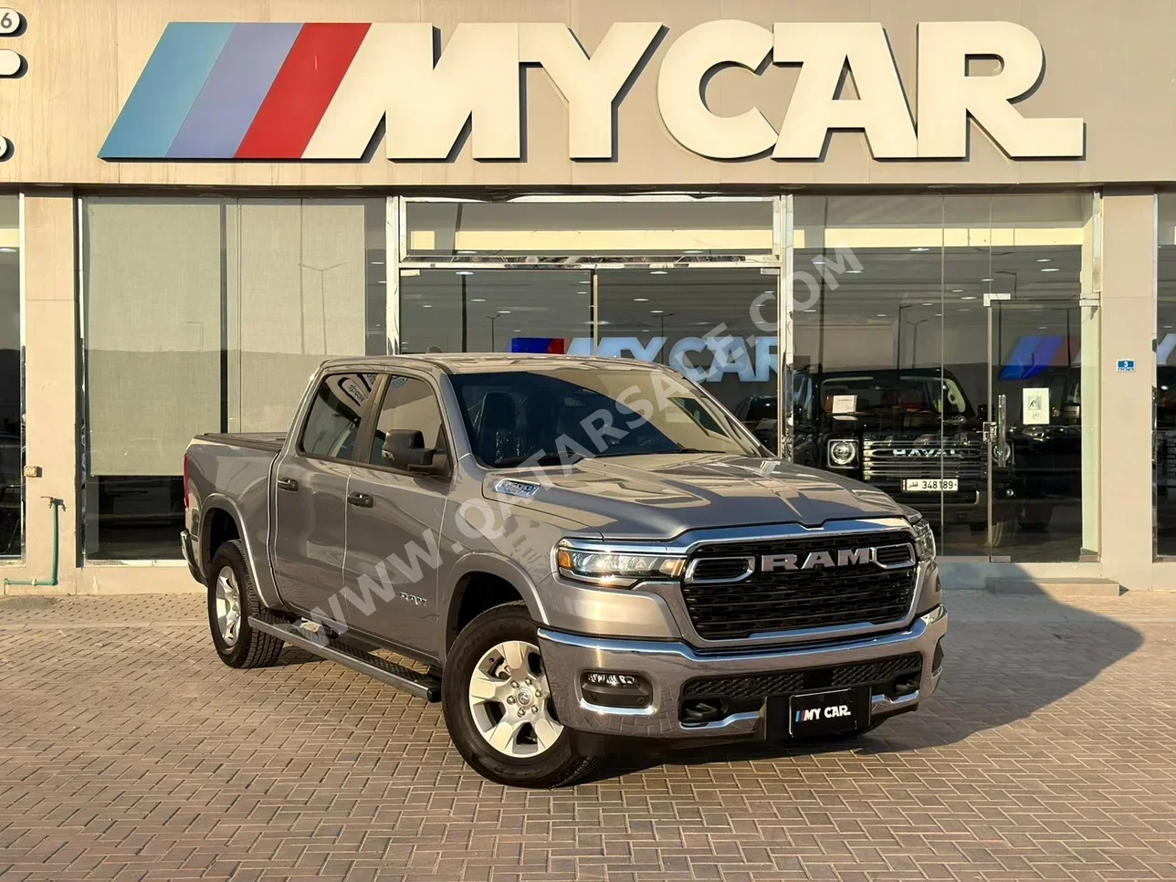 دودج  رام  بيغ هورن  2025  اوتوماتيك  500 كم  6 سلندر  دفع رباعي  بيكب  فضي  تحت الضمان