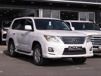 لكزس  ال اكس  570  2009  اوتوماتيك  216,000 كم  8 سلندر  دفع رباعي  اس يو في  أبيض