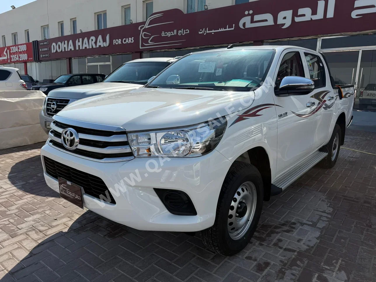 تويوتا  هاي لوكس  2026  اوتوماتيك  0 كم  4 سلندر  دفع رباعي  بيكب  أبيض  تحت الضمان