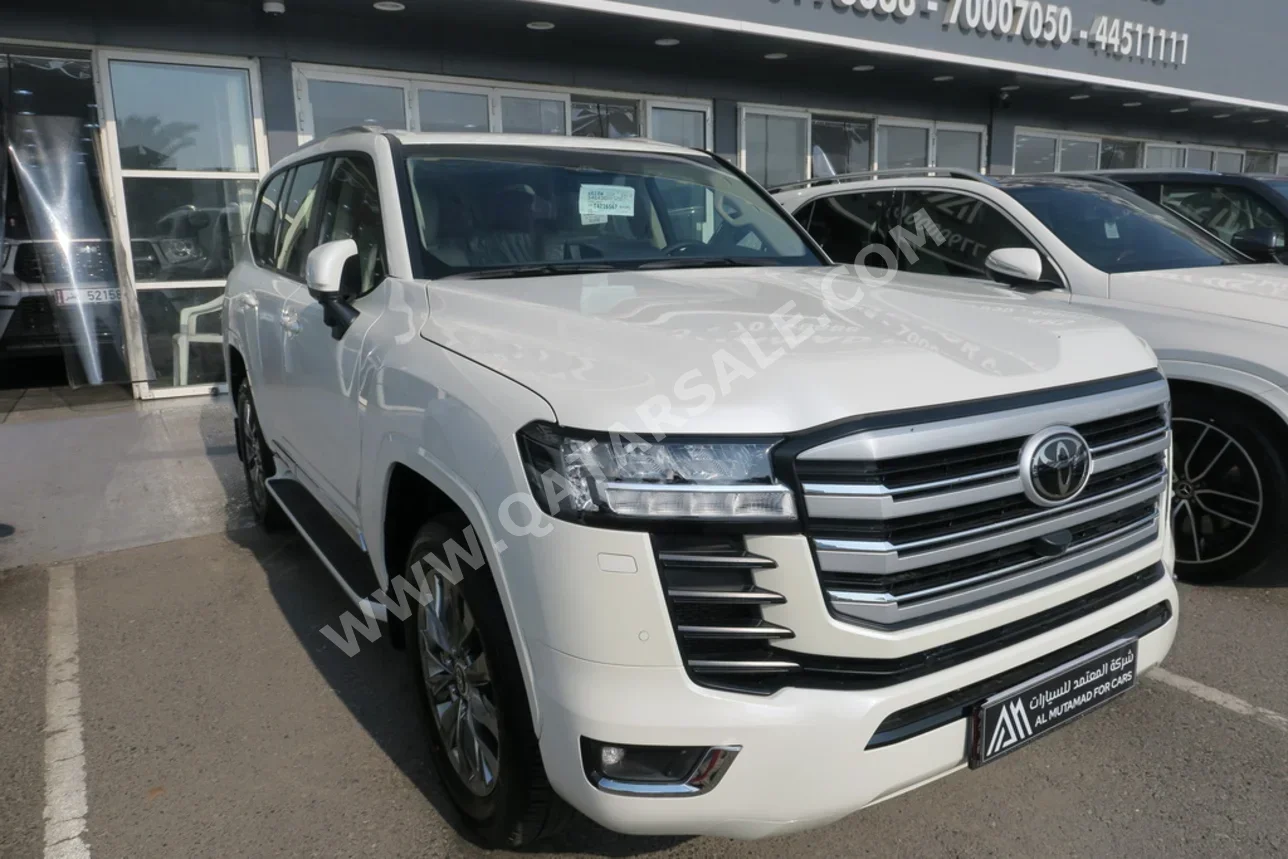 تويوتا لاند كروزر جي اكس ار توين توربو 2026 اوتوماتيك 0 كم 6 سلندر دفع رباعي اس يو في أبيض تحت الضمان