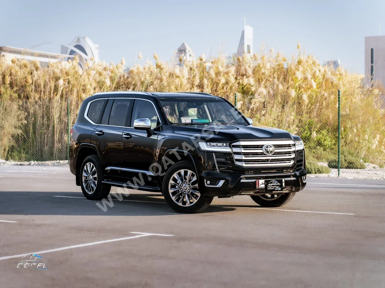 تويوتا لاند كروزر في اكس ار توين توربو 2024 اوتوماتيك 29,200 كم 6 سلندر دفع رباعي اس يو في أسود تحت الضمان