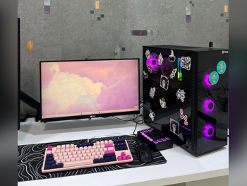 كمبيوتر ألعاب - إنتل كور أي7  - جيجابايت  - ان فيديا جي فورس  - ار تي اكس 2060  - 6 جيجابايت -  16 جيجابايت (2x8)  \ دي دي ار 4 - القرص الثابت:  512 جيجابايت - القرص الصلب:  2 تيرابايت