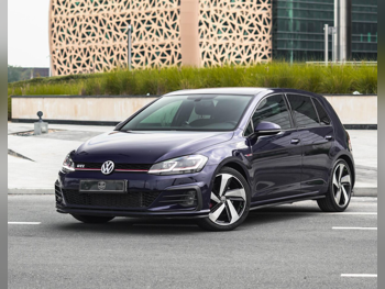 Volkswagen  Golf  GTI  2019  Automatic  79,000 Km  4 Cylinder  Front Wheel Drive (FWD)  Hatchback  Blue