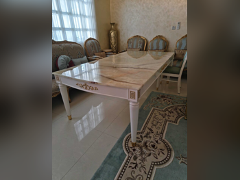 Tables & Sideboards Table & Chairs  - White