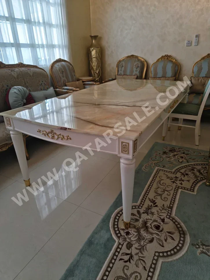 Tables & Sideboards Table & Chairs  - White