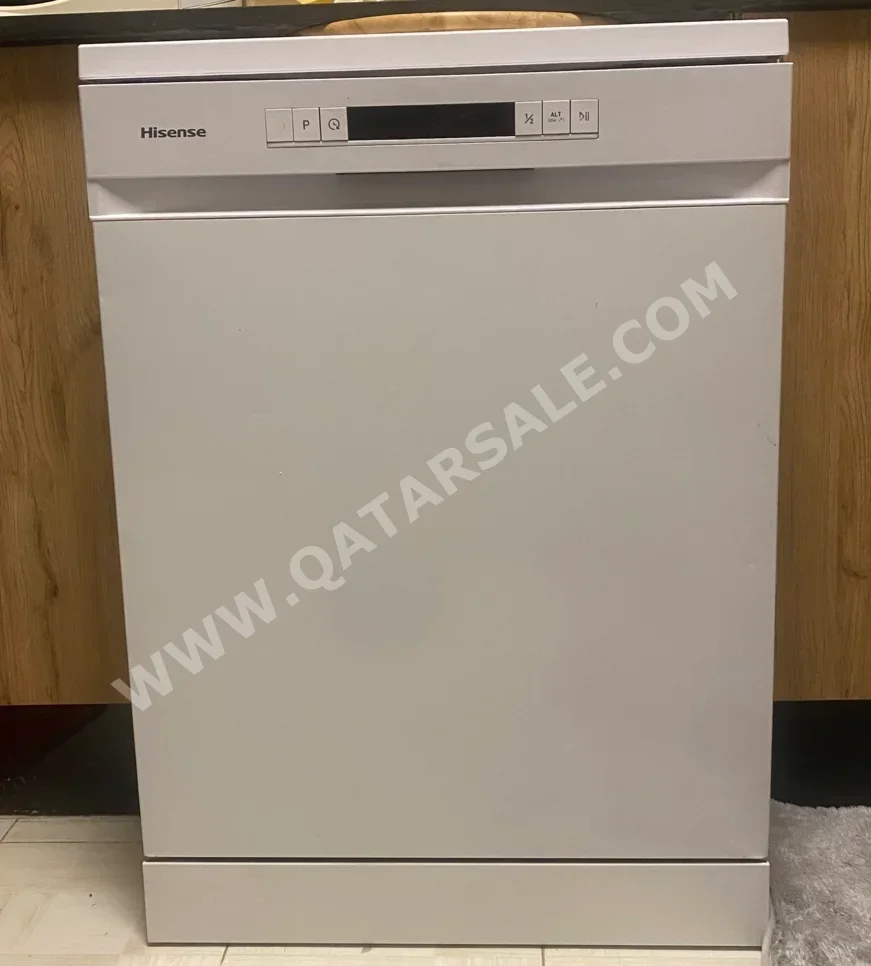 غسالات صحون - متنقلة  - هاي سينس  - أبيض