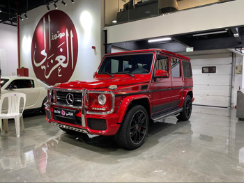 Mercedes-Benz  G-Class  63 AMG  2015  Automatic  53,000 Km  8 Cylinder  Four Wheel Drive (4WD)  SUV  Red