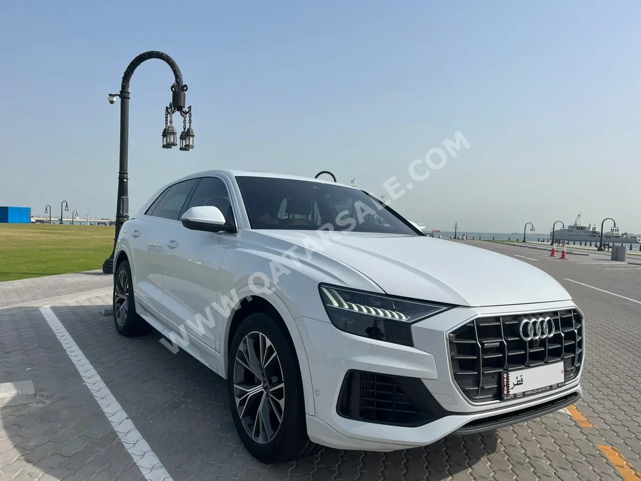 Audi Q8 TFSI Quattro 2023 Automatic 24,000 Km 6 Cylinder Four Wheel Drive (4WD) SUV White With Warranty