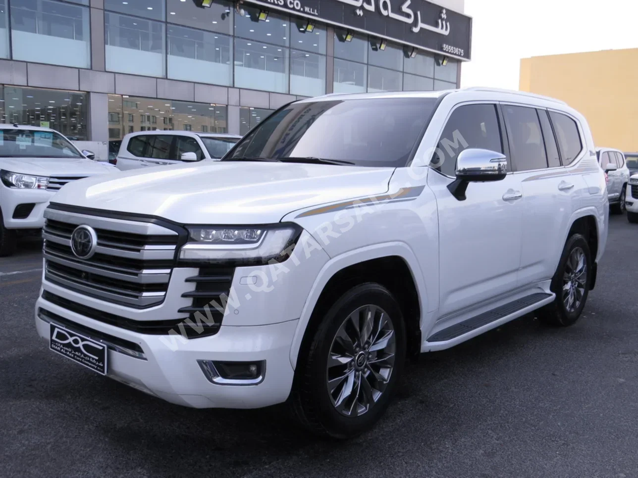 تويوتا لاند كروزر في اكس ار توين توربو 2022 اوتوماتيك 207,000 كم 6 سلندر دفع رباعي اس يو في أبيض تحت الضمان