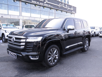 تويوتا  لاند كروزر  في اكس توين توربو  2023  اوتوماتيك  102,000 كم  6 سلندر  دفع رباعي  اس يو في  أسود  تحت الضمان