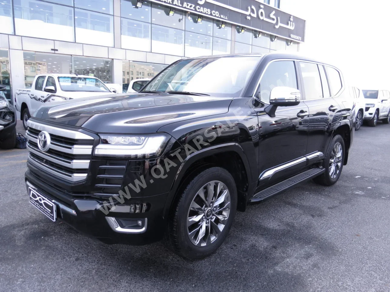 تويوتا لاند كروزر في اكس توين توربو 2023 اوتوماتيك 71,000 كم 6 سلندر دفع رباعي اس يو في أسود تحت الضمان