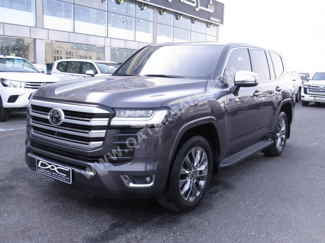 تويوتا لاند كروزر في اكس ار توين توربو 2022 اوتوماتيك 129,000 كم 6 سلندر دفع رباعي اس يو في رمادي