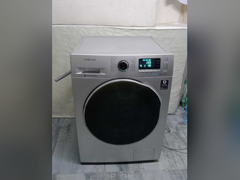 Washing Machines & All in ones Samsung /  Front Load Washer  Silver  Wi-Fi Connected