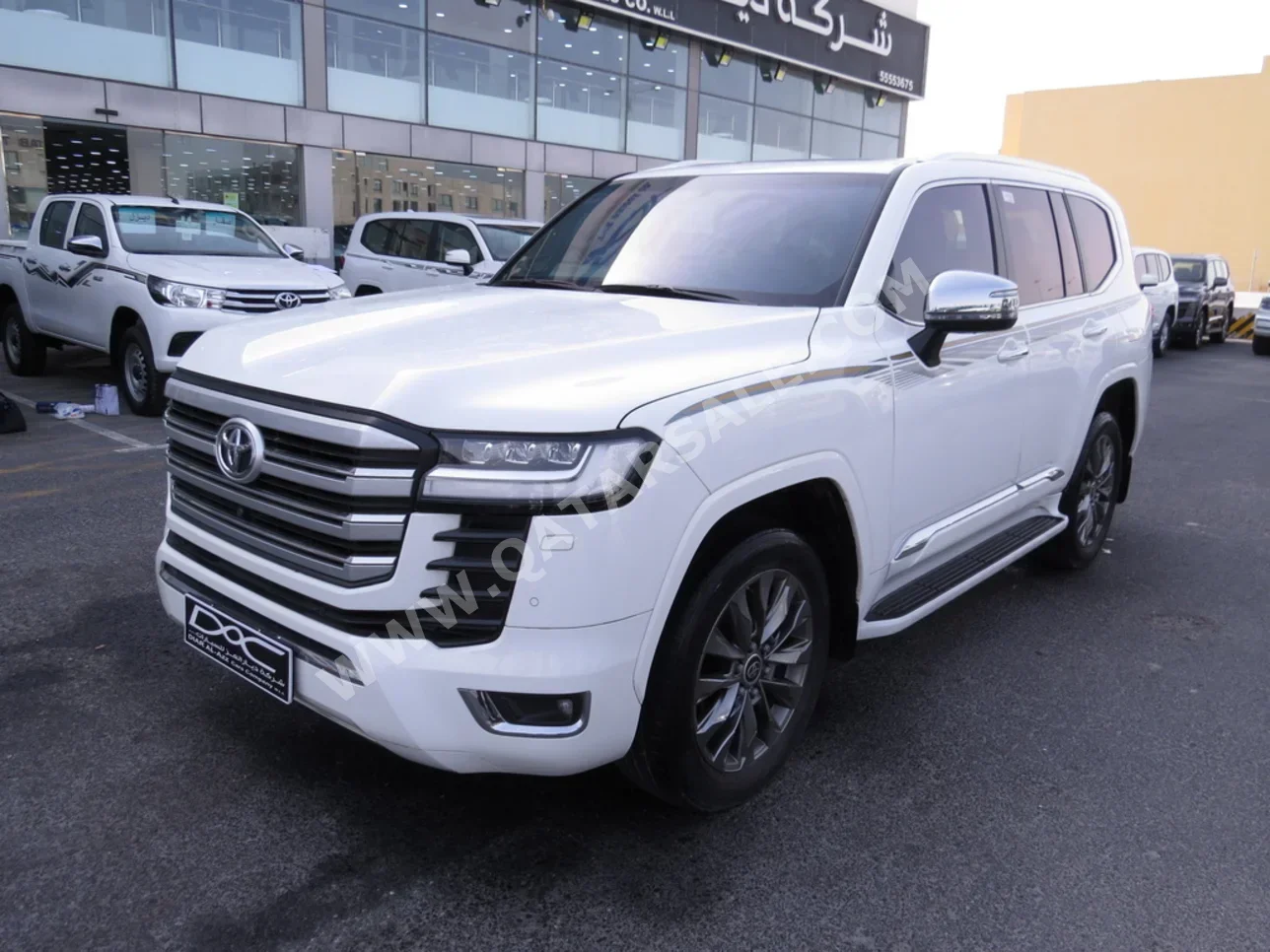 تويوتا  لاند كروزر  في اكس توين توربو  2023  اوتوماتيك  39,000 كم  6 سلندر  دفع رباعي  اس يو في  أبيض