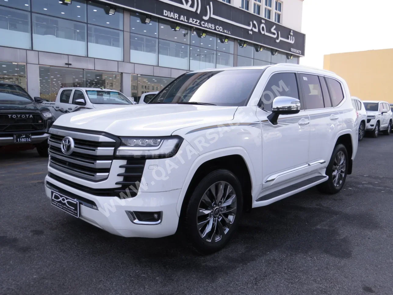 تويوتا لاند كروزر في اكس توين توربو 2023 اوتوماتيك 48,000 كم 6 سلندر دفع رباعي اس يو في أبيض