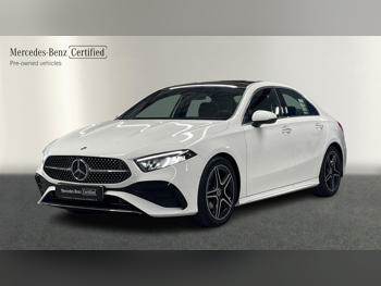 Mercedes-Benz  A-Class  200  2025  Automatic  3,500 Km  4 Cylinder  Front Wheel Drive (FWD)  Sedan  White  With Warranty