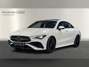 Mercedes-Benz  CLA  200  2025  Automatic  3,000 Km  4 Cylinder  Front Wheel Drive (FWD)  Sedan  White  With Warranty
